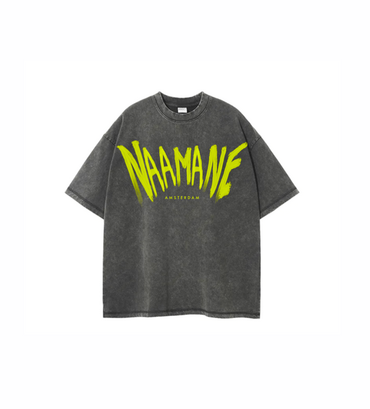 GREY WASHED PICASSO NAAMANE TSHIRT