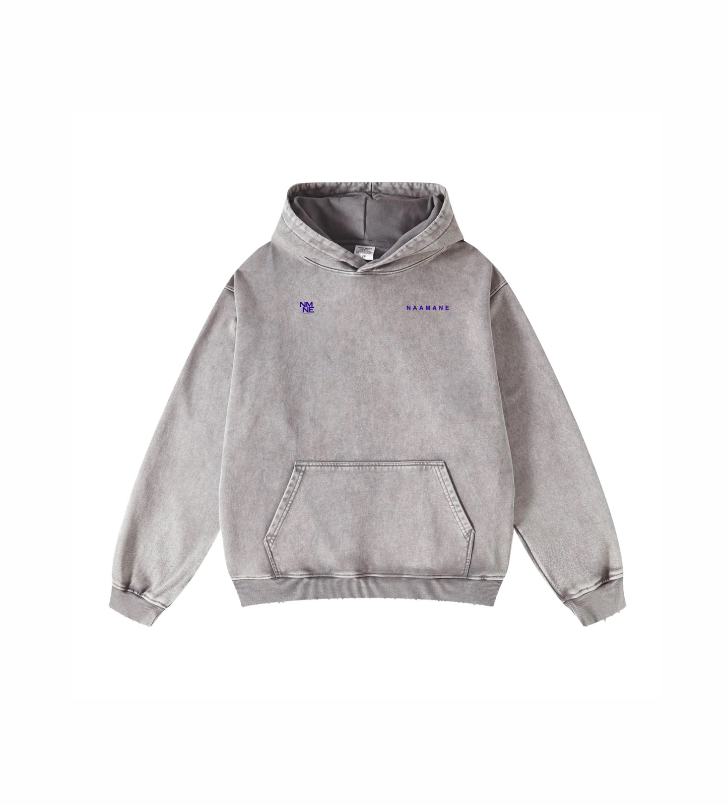 LIGHT GREY PURPLE BLUE NAAMANE HOODIE