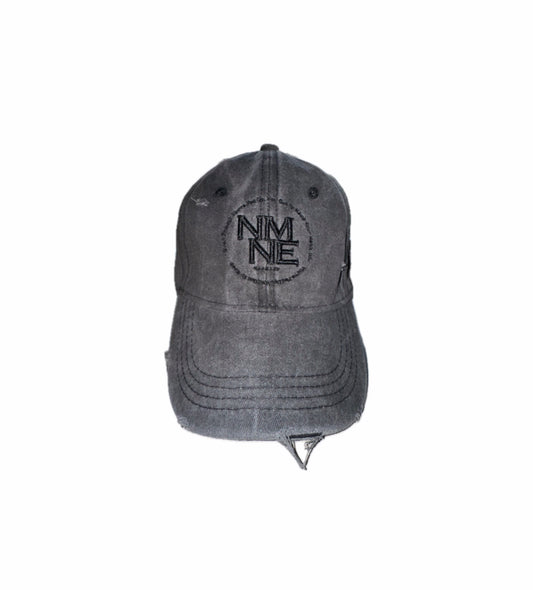 BLACK/GREY WASHED KEEP YA "HEAD" UP CAP